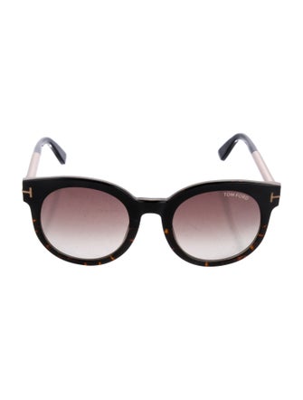 Tom Ford Round Gradient Sunglasses