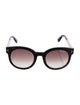 Tom Ford Round Gradient Sunglasses