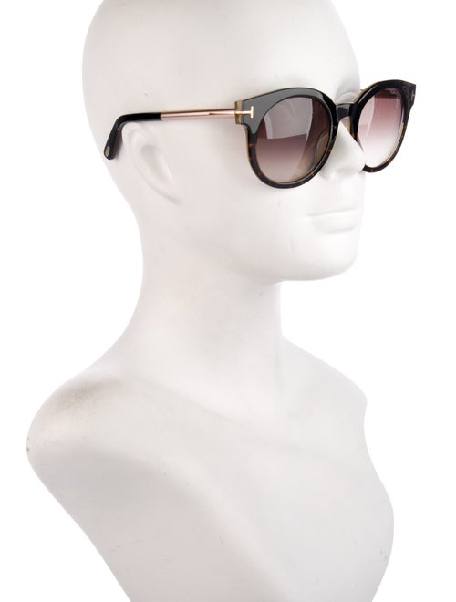 Tom Ford Round Gradient Sunglasses