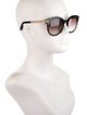 Tom Ford Round Gradient Sunglasses
