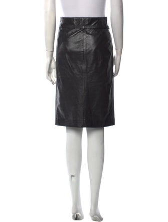 Tom Ford Leather Knee-Length Skirt