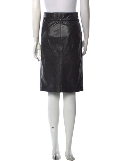 Tom Ford Leather Knee-Length Skirt