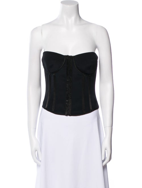 Tom Ford Silk Strapless Crop Top