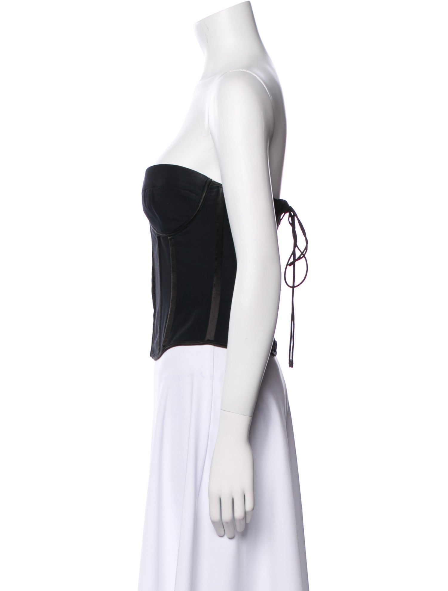 Tom Ford Silk Strapless Crop Top