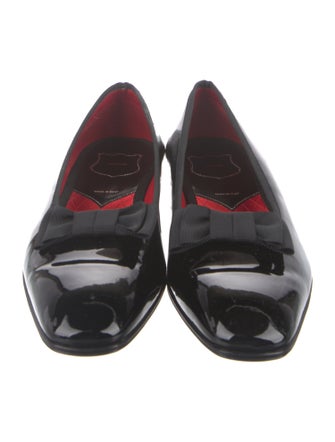 Tom Ford Patent Leather Grosgrain Trim Slippers