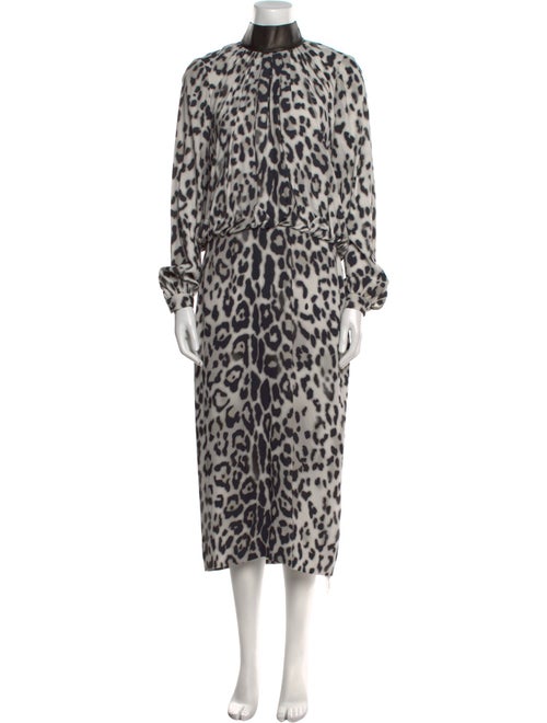 Tom Ford Animal Print Midi Length Dress