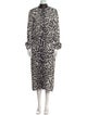 Tom Ford Animal Print Midi Length Dress