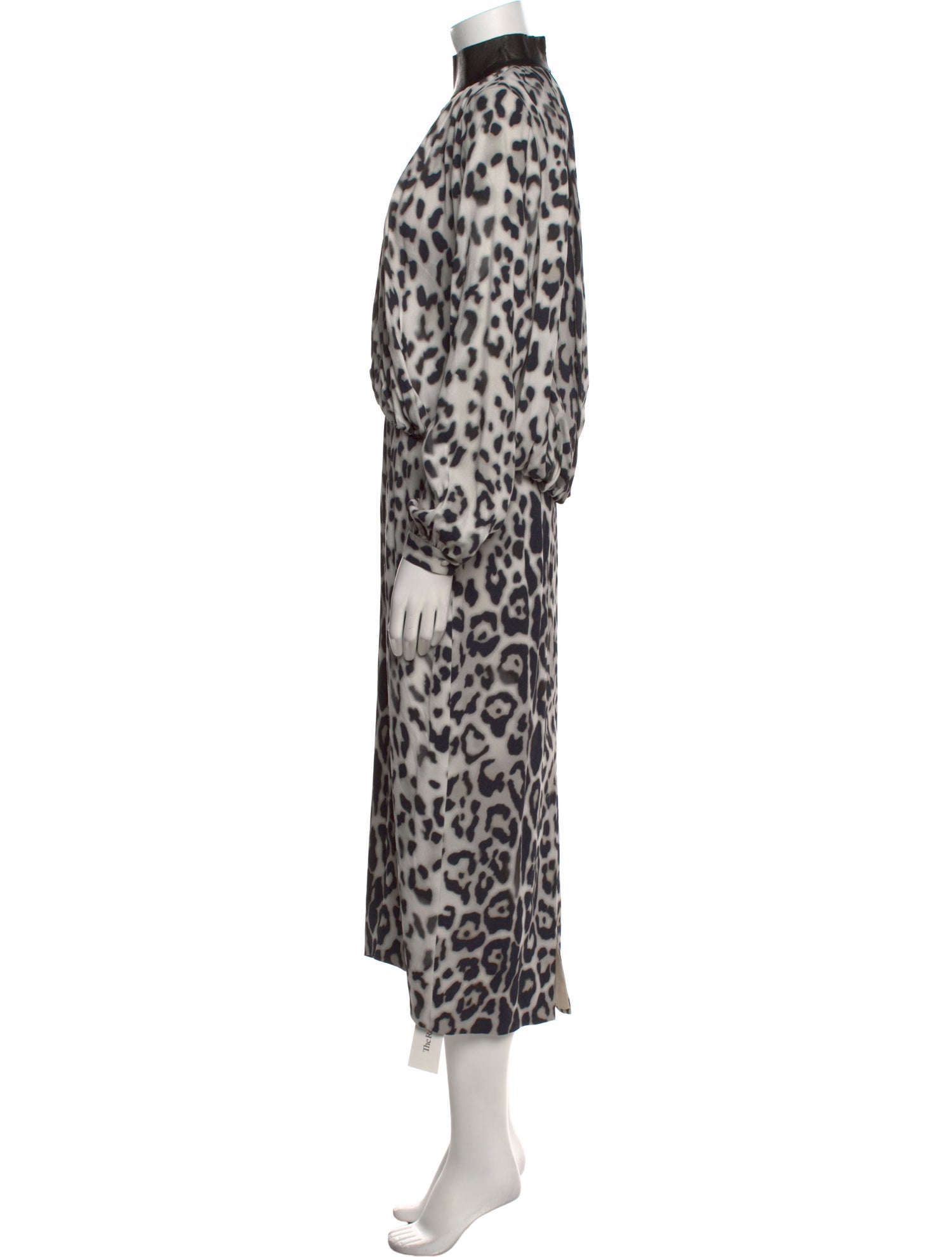 Tom Ford Animal Print Midi Length Dress