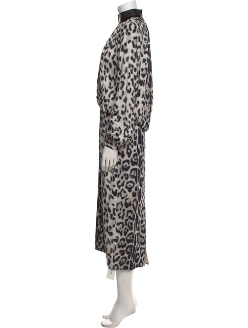 Tom Ford Animal Print Midi Length Dress