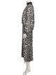 Tom Ford Animal Print Midi Length Dress