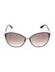 Tom Ford Oversize Gradient Sunglasses