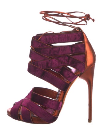 Tom Ford Velvet Printed Pumps
