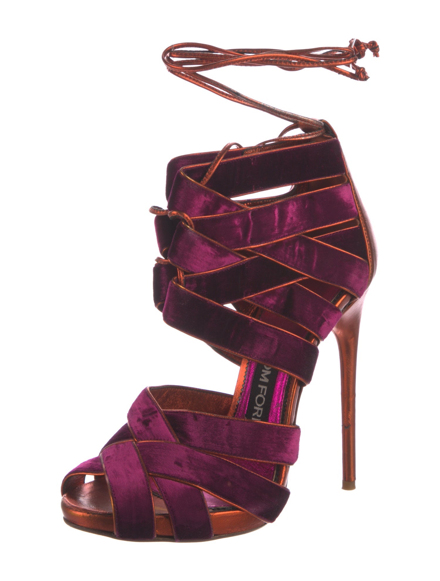 Tom Ford Velvet Printed Pumps