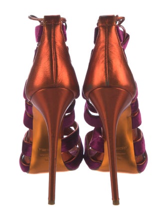 Tom Ford Velvet Printed Pumps