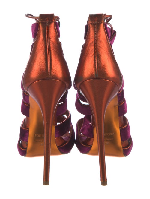 Tom Ford Velvet Printed Pumps