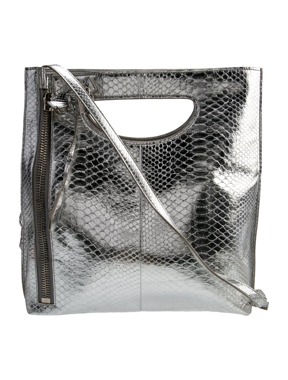 Tom Ford Shoulder Bag Silver Python Silver-Tone H… - image 1