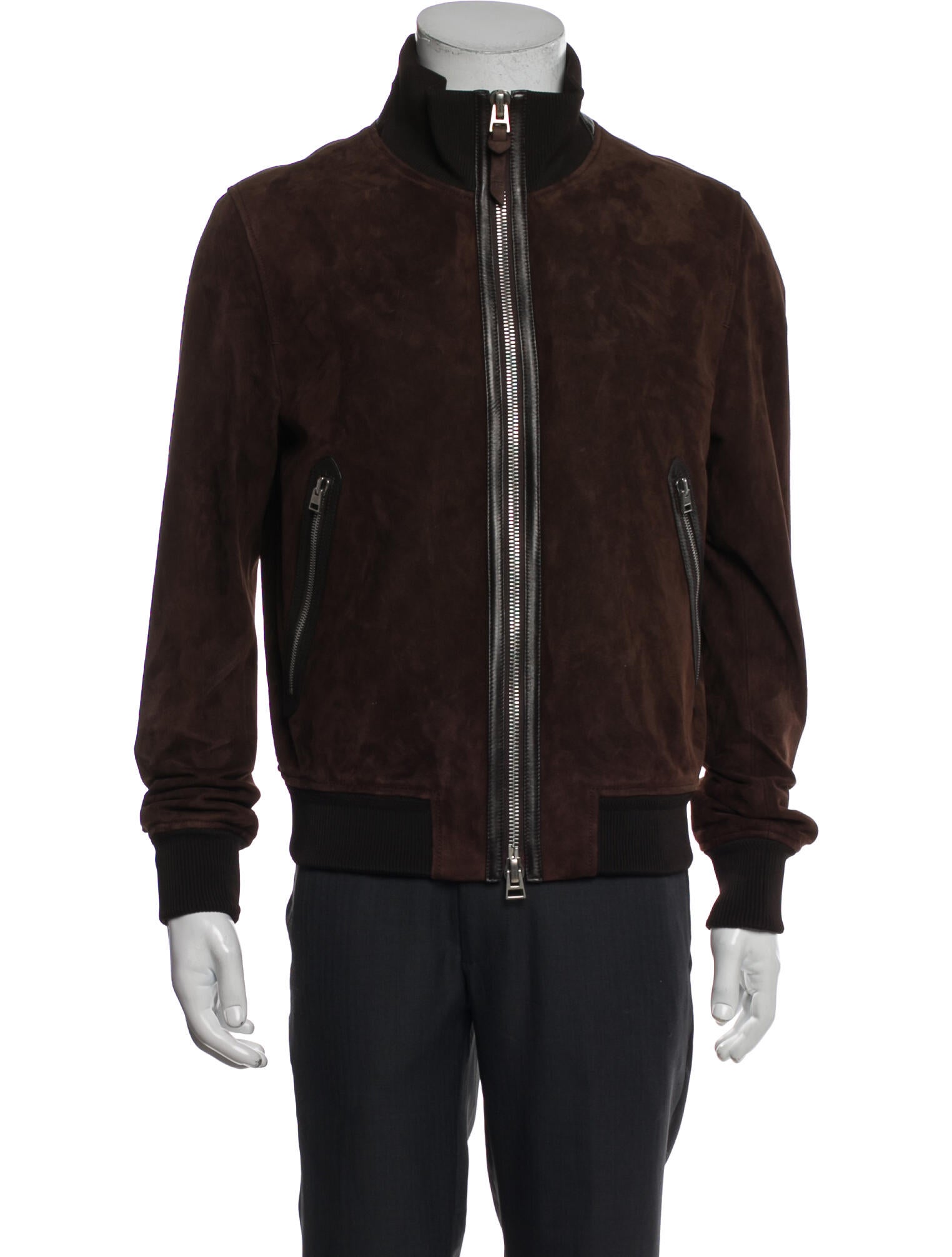 Tom Ford Lamb Leather Bomber Jacket