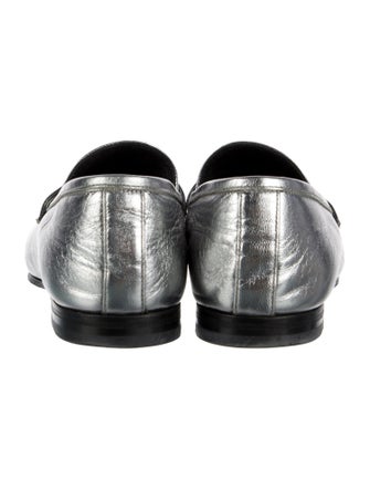 Tom Ford Leather Chain-Link Accents Loafers