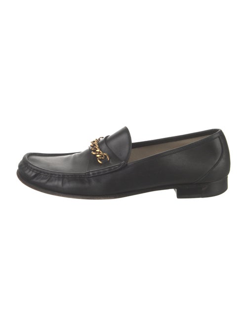 Tom Ford Leather Chain-Link Accents Dress Loafers