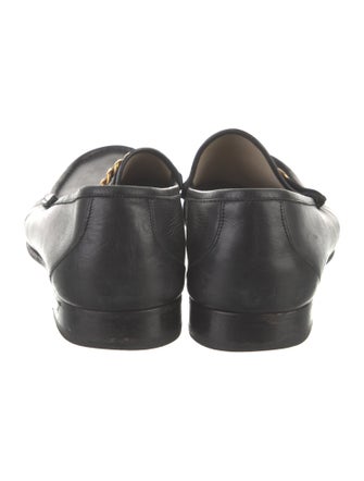 Tom Ford Leather Chain-Link Accents Dress Loafers