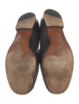 Tom Ford Leather Chain-Link Accents Dress Loafers