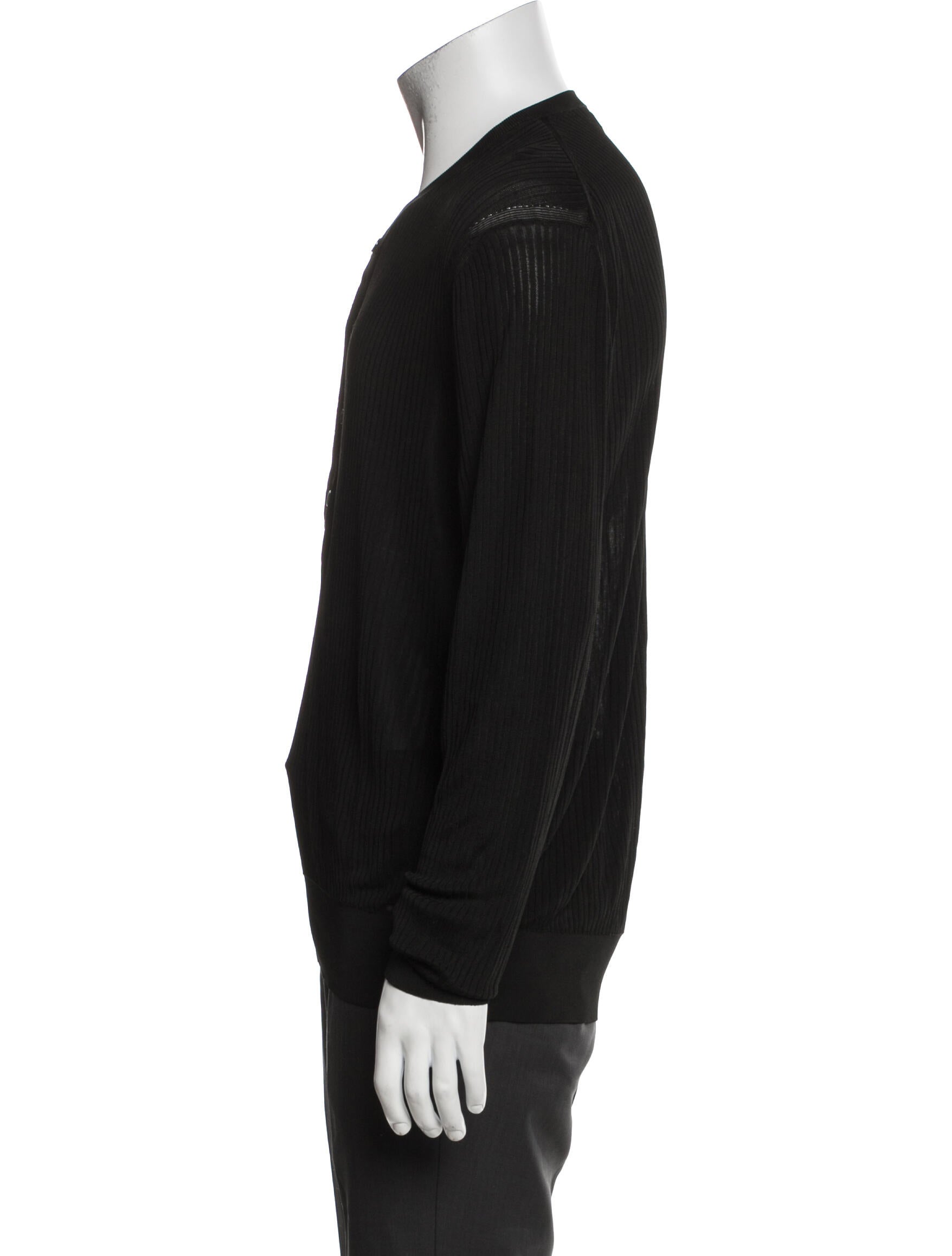 Tom Ford V-Neck Long Sleeve Polo Sweater