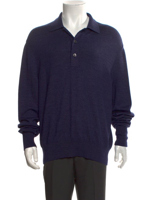 Tom Ford Merino Wool Collar Polo Sweater