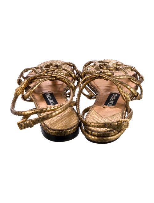 Tom Ford Leather Slingback Sandals