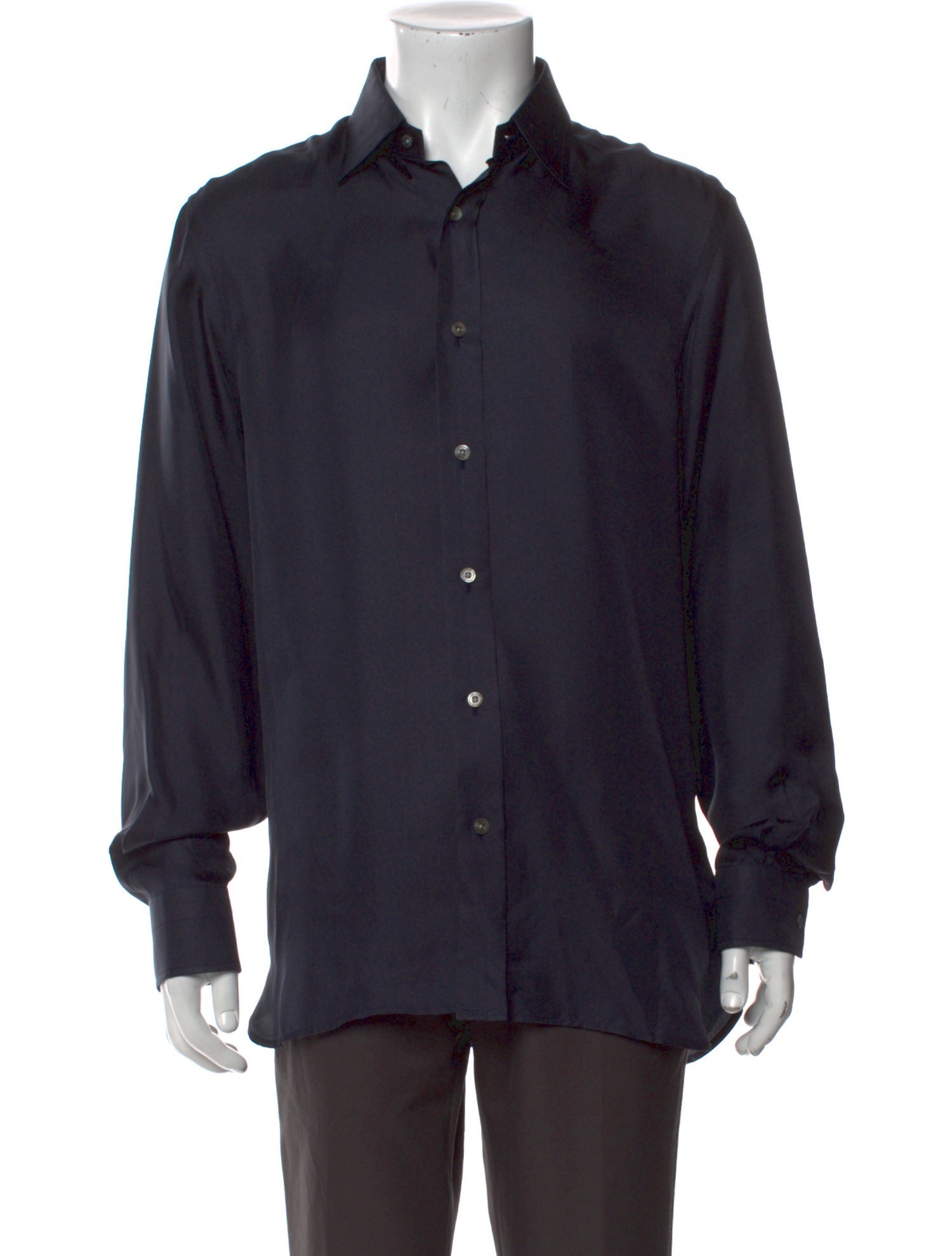 Tom Ford Silk Long Sleeve Dress Shirt