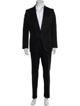 Tom Ford Wool Animal Print Blazer