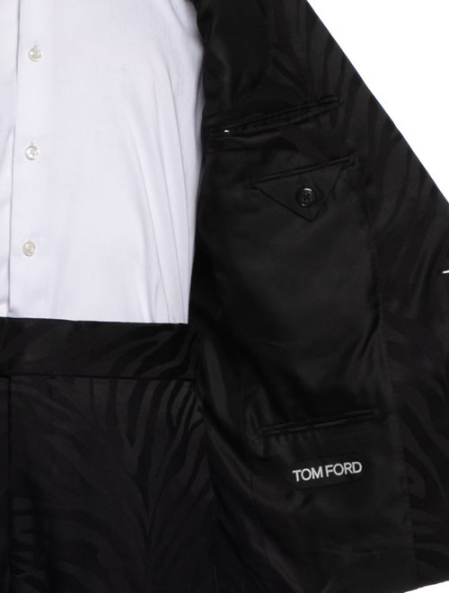 Tom Ford Wool Animal Print Blazer