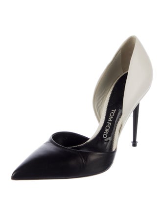 Tom Ford Leather D'Orsay Pumps