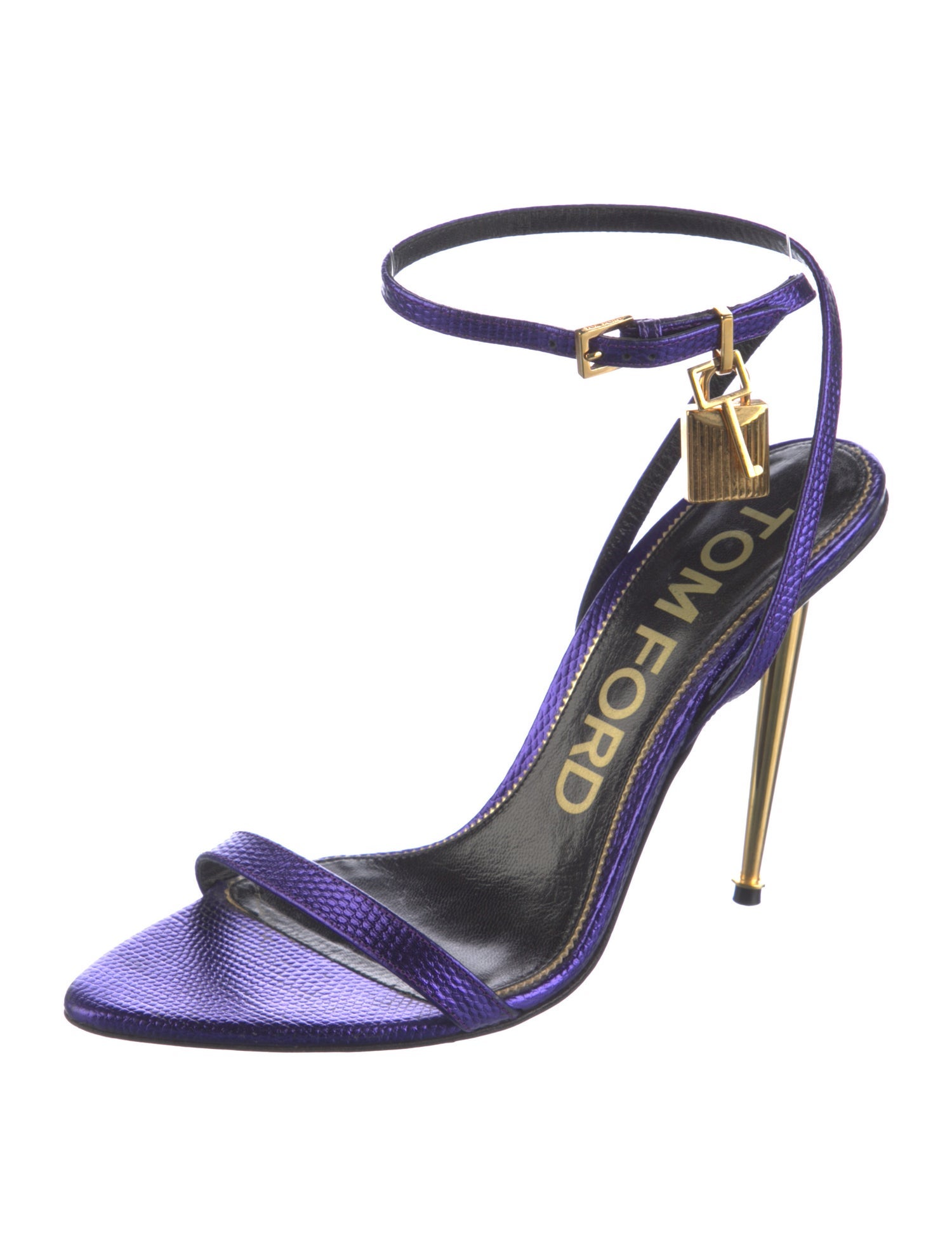 Tom Ford Embossed Leather Sandals