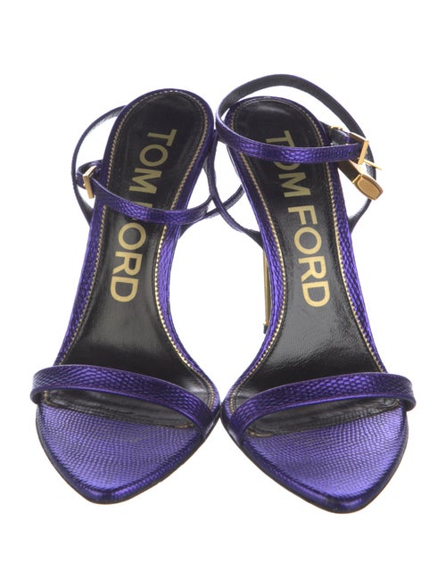 Tom Ford Embossed Leather Sandals