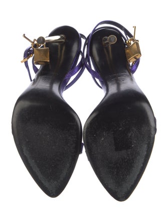 Tom Ford Embossed Leather Sandals