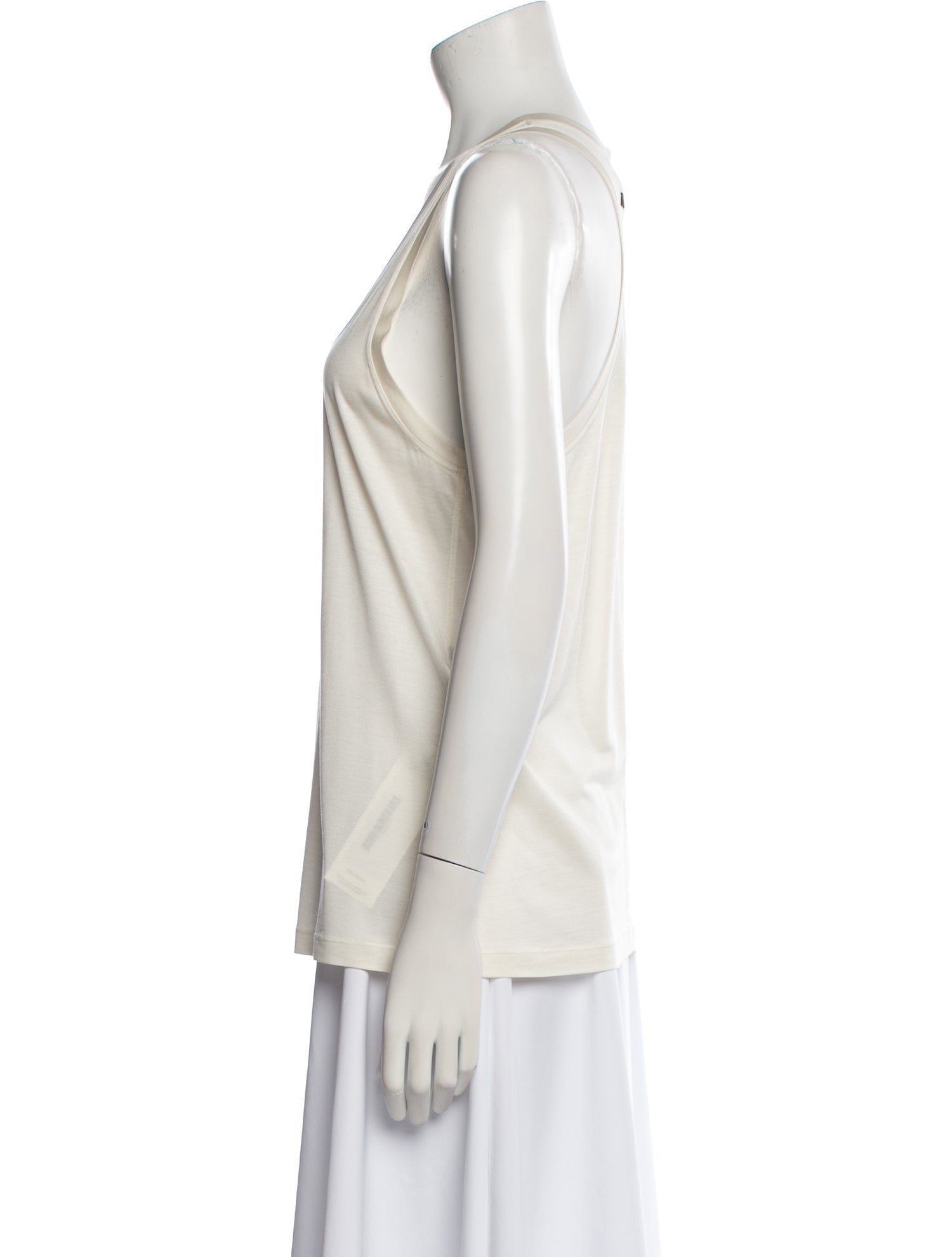 Tom Ford Silk Scoop Neck Top w/ Tags
