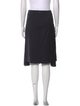 Tom Ford Leather Trim Embellishment Knee-Length Skirt