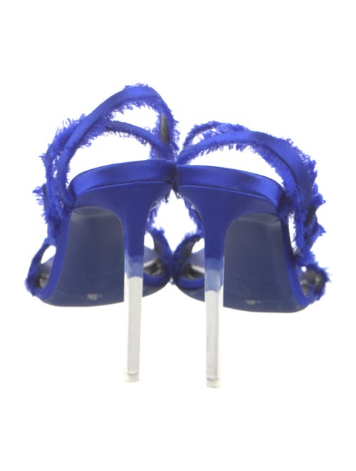 Tom Ford Satin Fringe Trim Accent Sandals