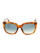 Tom Ford Oversize Gradient Sunglasses