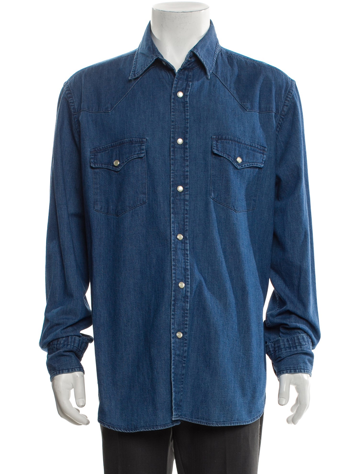 Tom Ford Long Sleeve Denim Shirt