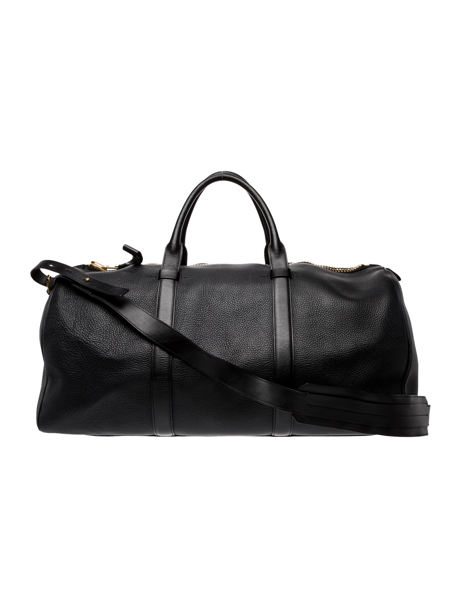 Tom Ford Leather Weekender Bag