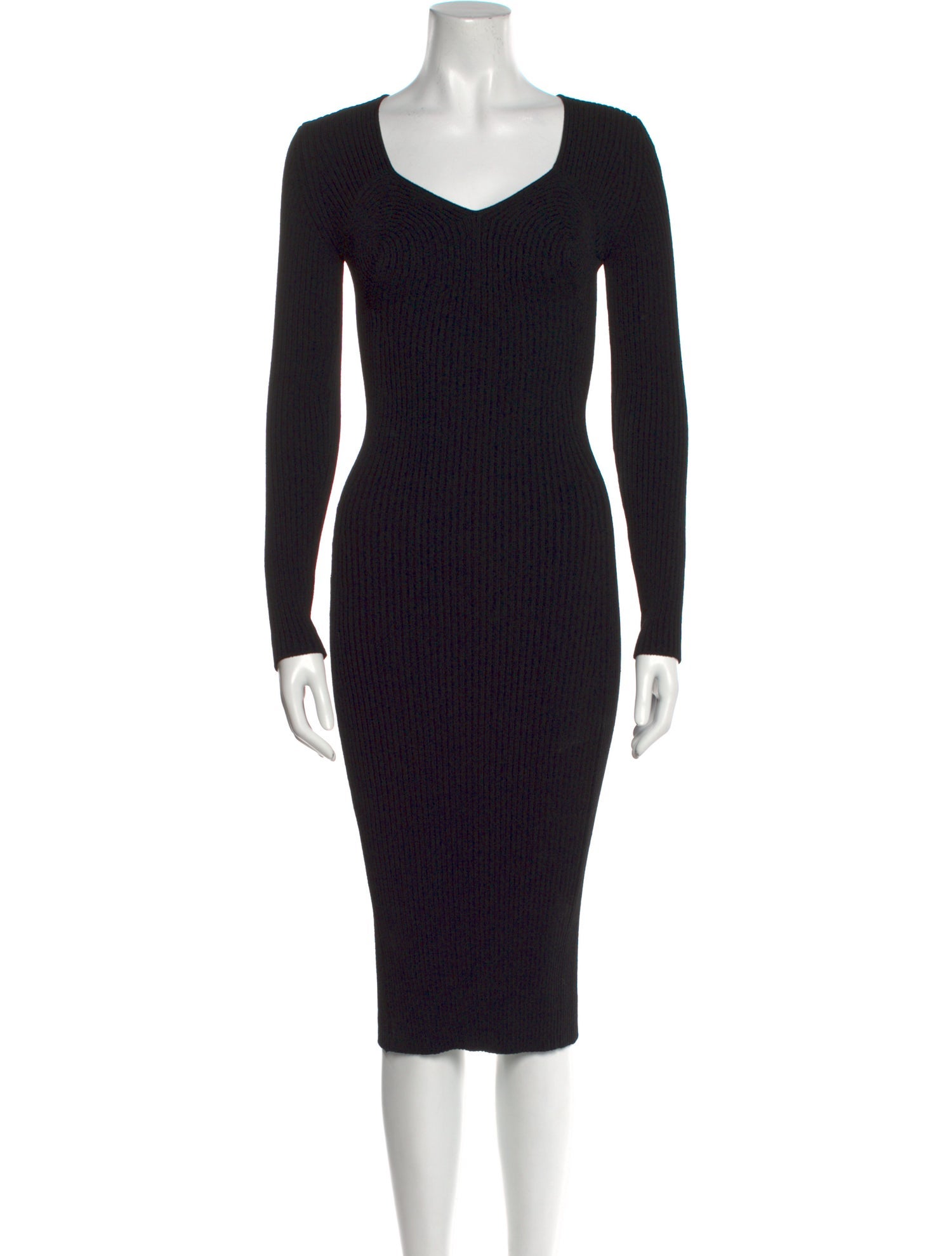 Tom Ford Scoop Neck Midi Length Dress