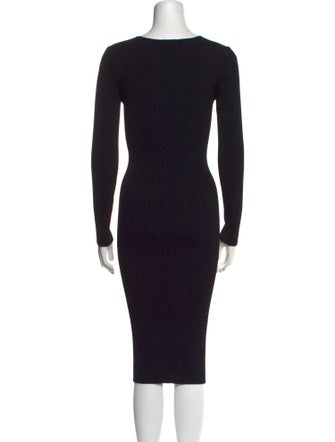 Tom Ford Scoop Neck Midi Length Dress