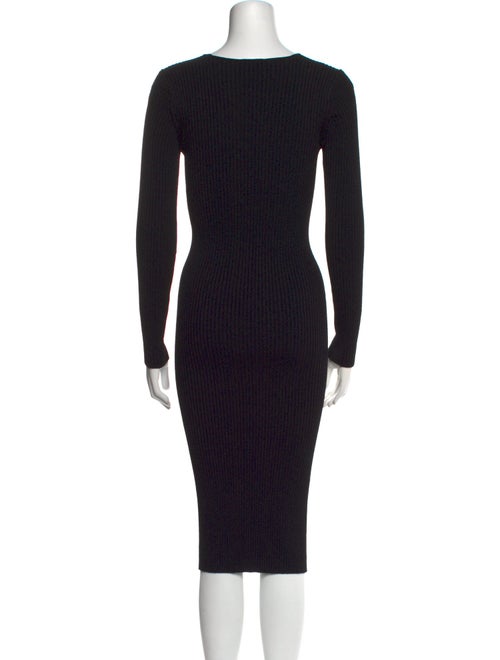 Tom Ford Scoop Neck Midi Length Dress