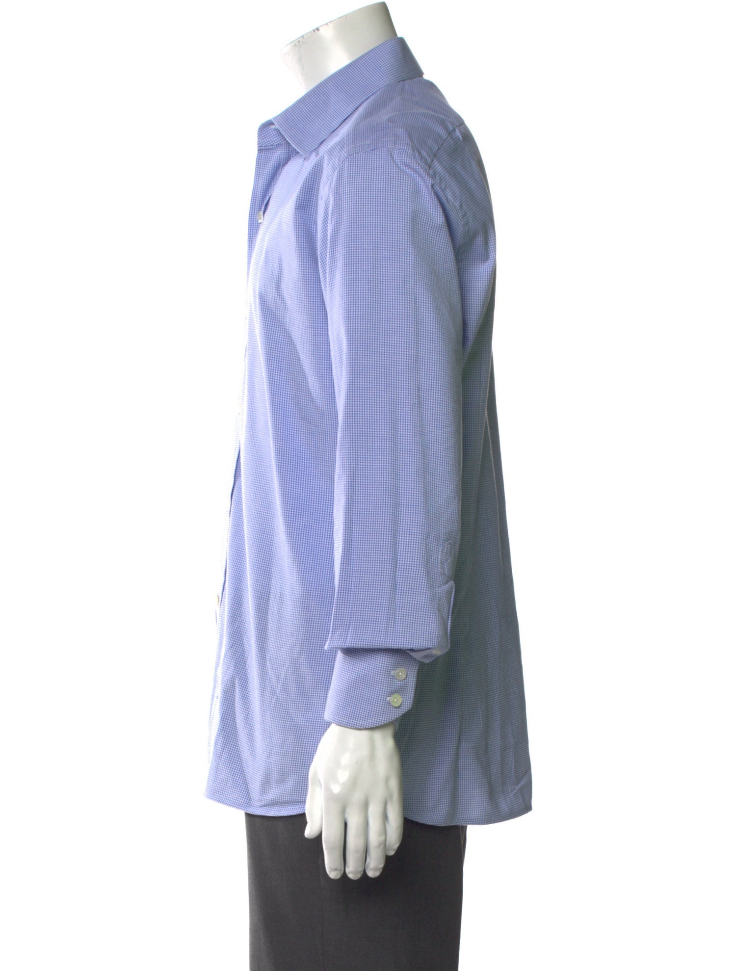 Tom Ford Plaid Print Long Sleeve Dress Shirt