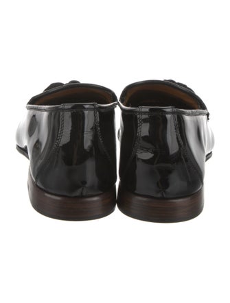 Tom Ford Patent Leather Grosgrain Trim Loafers