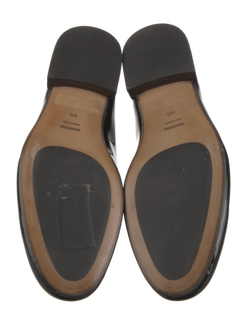 Tom Ford Patent Leather Grosgrain Trim Loafers