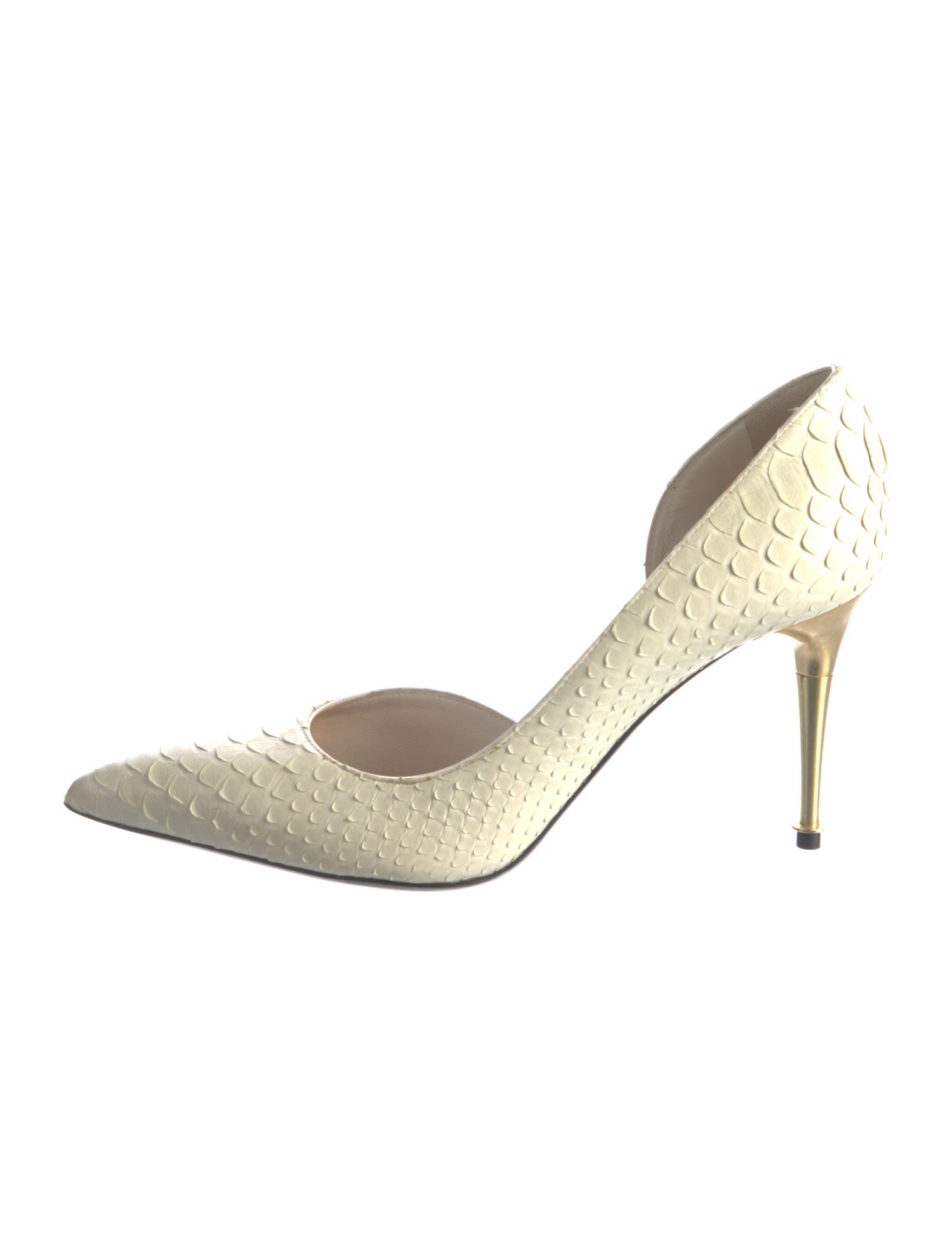 Tom Ford Snakeskin D'Orsay Pumps