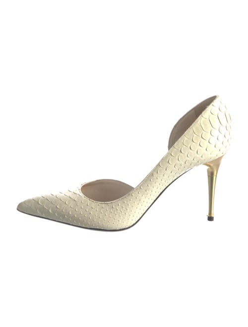 Tom Ford Snakeskin D'Orsay Pumps