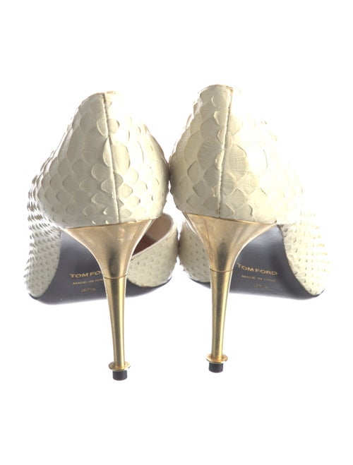 Tom Ford Snakeskin D'Orsay Pumps